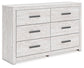 Cayboni King Panel Bed with Dresser