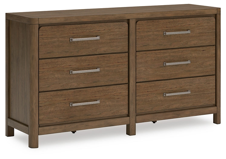 Cabalynn California King Panel Bed with Dresser, Chest and Nightstand