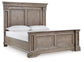 Blairhurst California King Panel Bed with Dresser and Nightstand