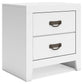 Binterglen Twin Panel Bed with Nightstand