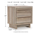 Hasbrick King Panel Headboard with Mirrored Dresser, Chest and Nightstand