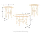 Fantell Occasional Table Set (3/CN)