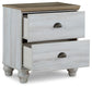 Haven Bay Queen Panel Bed with Mirrored Dresser and 2 Nightstands